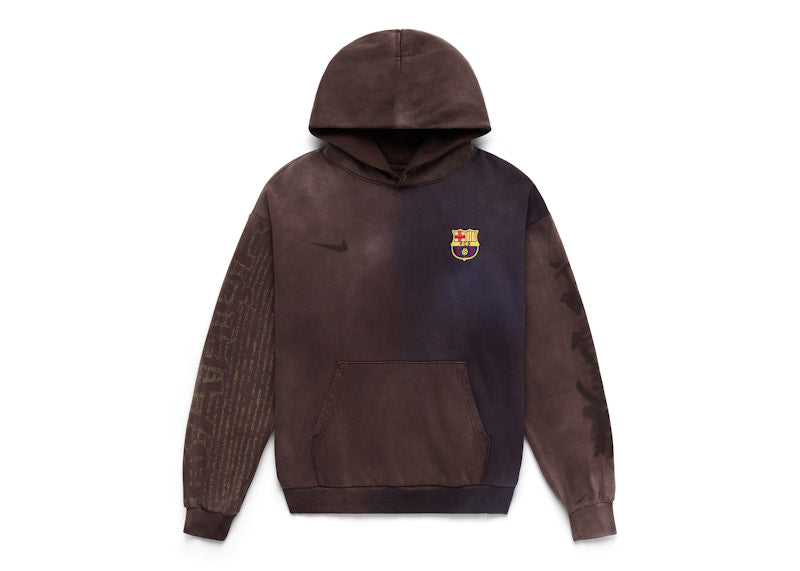 Travis Scott x Nike x FC Barcelona Split-Dye Crest Hoodie Multicolor