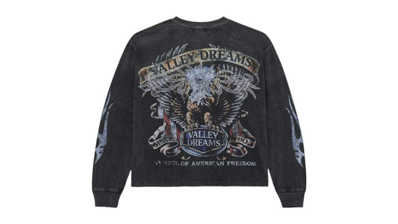 Vale Forever Valley Bling Long-Sleeve Tee Black