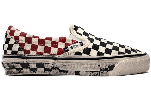 Vans LX Classic Slip-On 98 Act of Disagreement Black Checkerboard