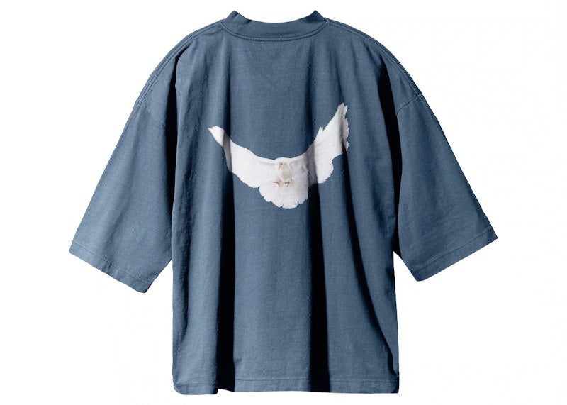Yeezy Gap Dove 3/4 Sleeve Tee Dark Blue