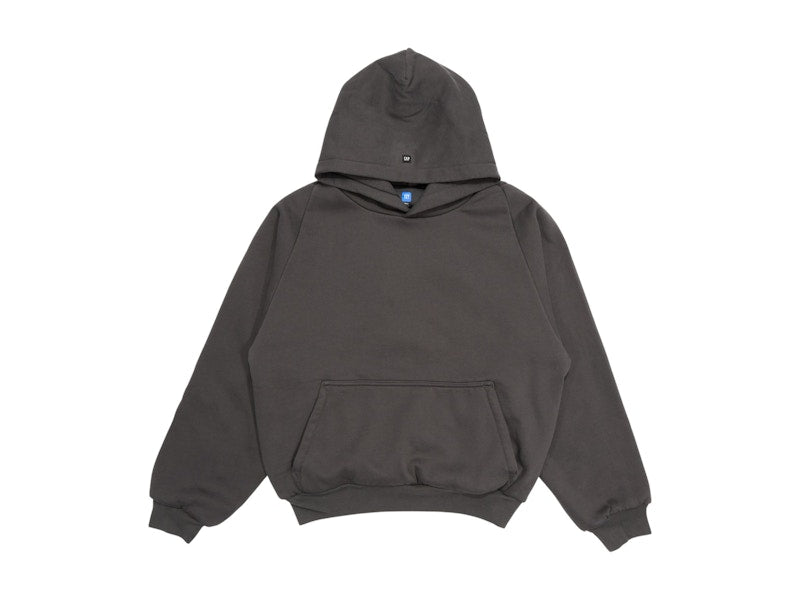 Yeezy Gap Logo Shrunken Hoodie Black