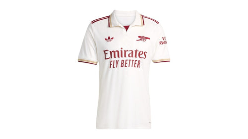 adidas Arsenal 25/26 Third Jersey Cloud White Team Coll Burgundy 2