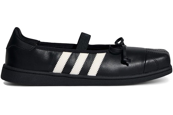 adidas Superstar Square Toe Ballet JENNIE Black Offf White (Women's)