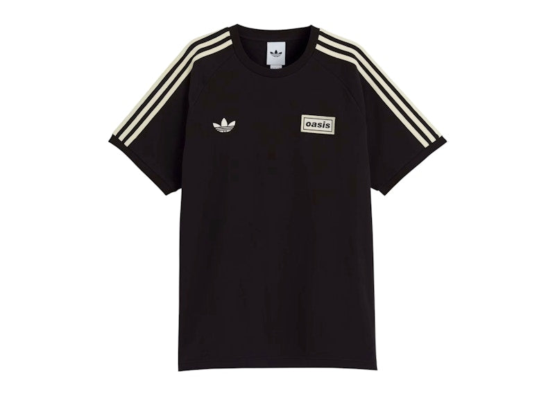 adidas x Oasis Tour 3-Stripes T-Shirt Black