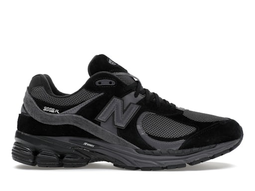 New Balance 2002R Black Dark Grey